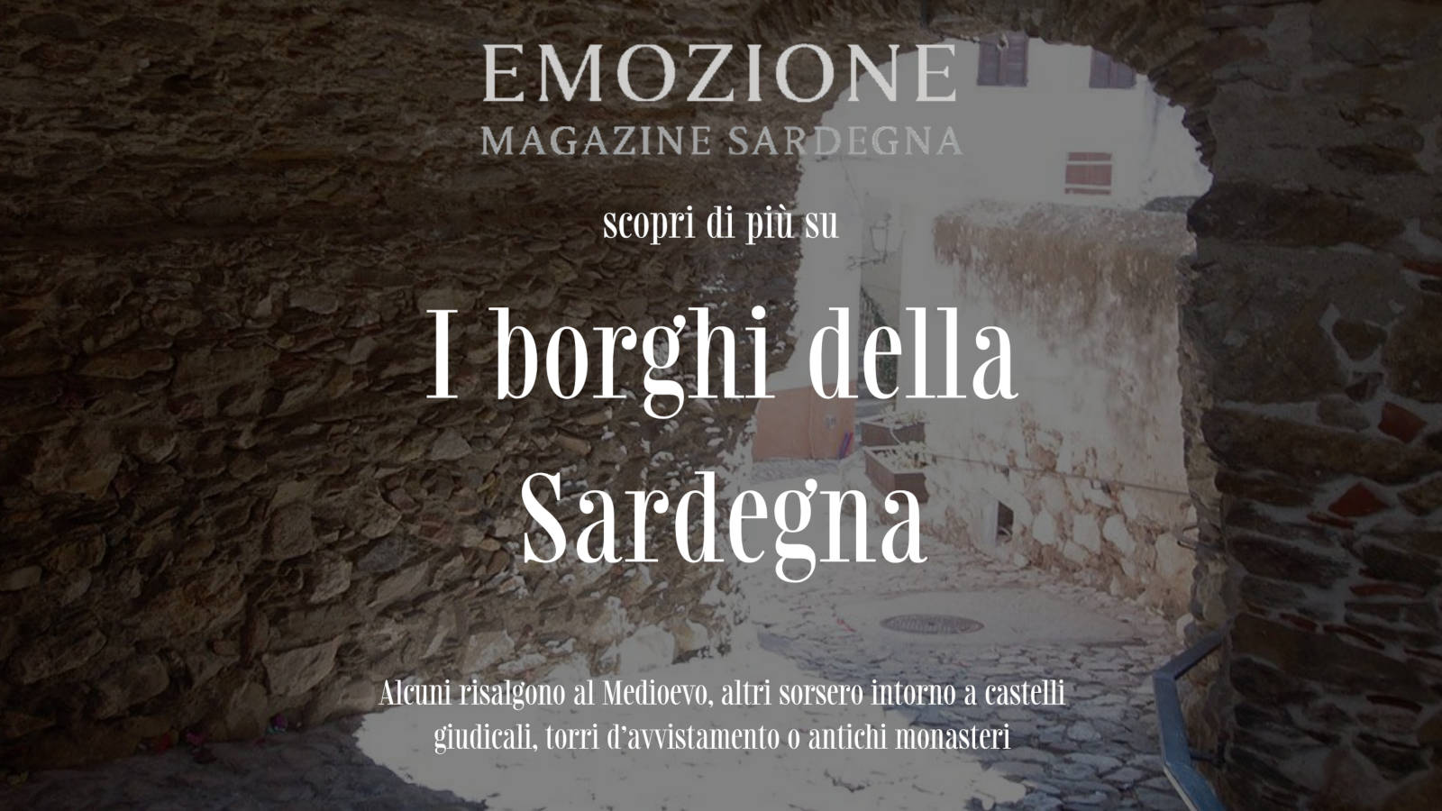 I Borghi della Sardegna, Emozione Sardegna